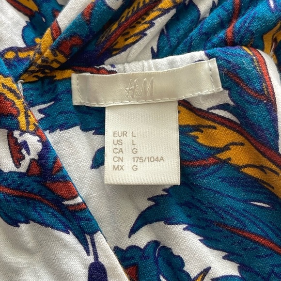 H&M Floral Maxi Dress Size L - Picture 4 of 7